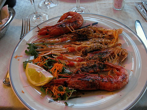 Langoustines and Prawns