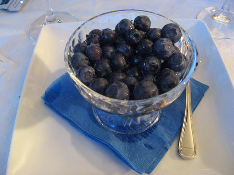 Blueberries with Maraschino