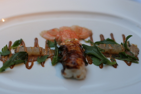 Langoustine and guinea fowl