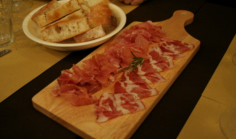 Parma ham and coppa