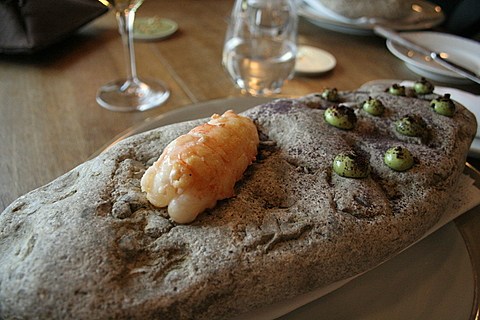 Langoustines and Oysters Emulsion