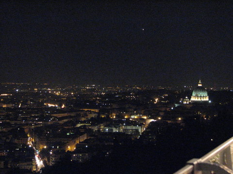 The View from the terrasse of La Pergola