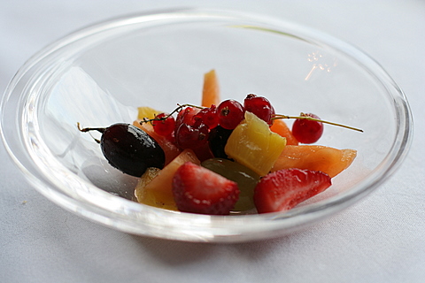 Plate of fruit